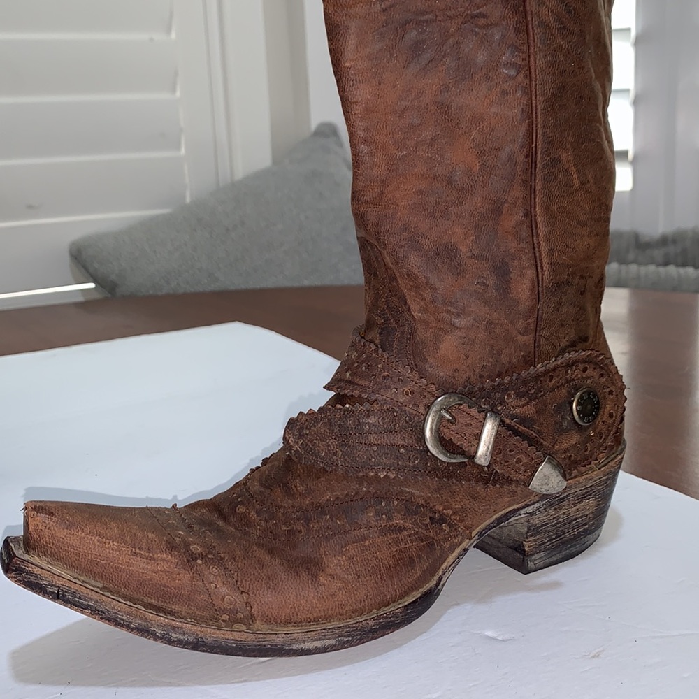 EUC Old Gringo tall Boots 7.5B